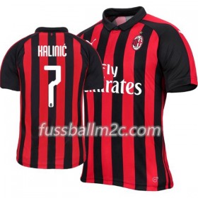 Fußballtrikots AC Mailand Nikola Kalinic 7 Heim Trikotsatz 2018-2019
